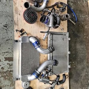 Knightsport V-Mount Intercooler Kit + GCG T04S Turbo Kit + Greddy BOV – RX-7 FD3S Performance Upgrade