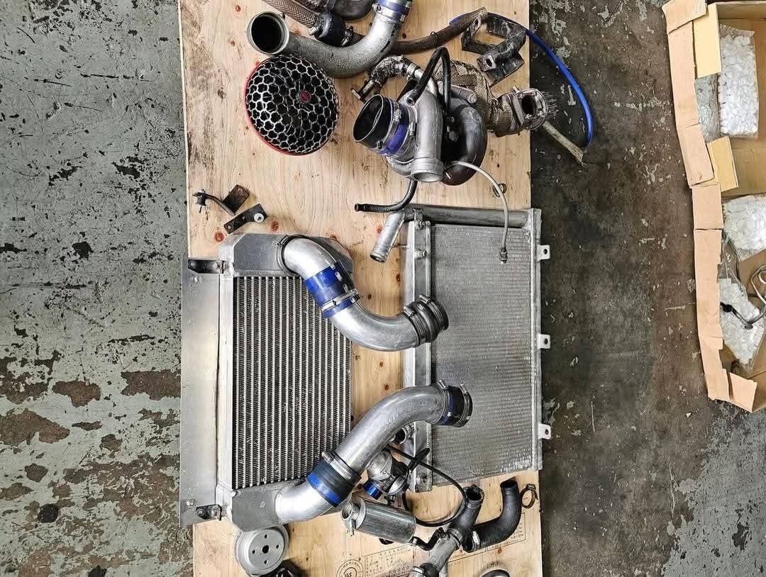 Knightsport V-Mount Intercooler Kit + GCG T04S Turbo Kit + Greddy BOV – RX-7 FD3S Performance Upgrade