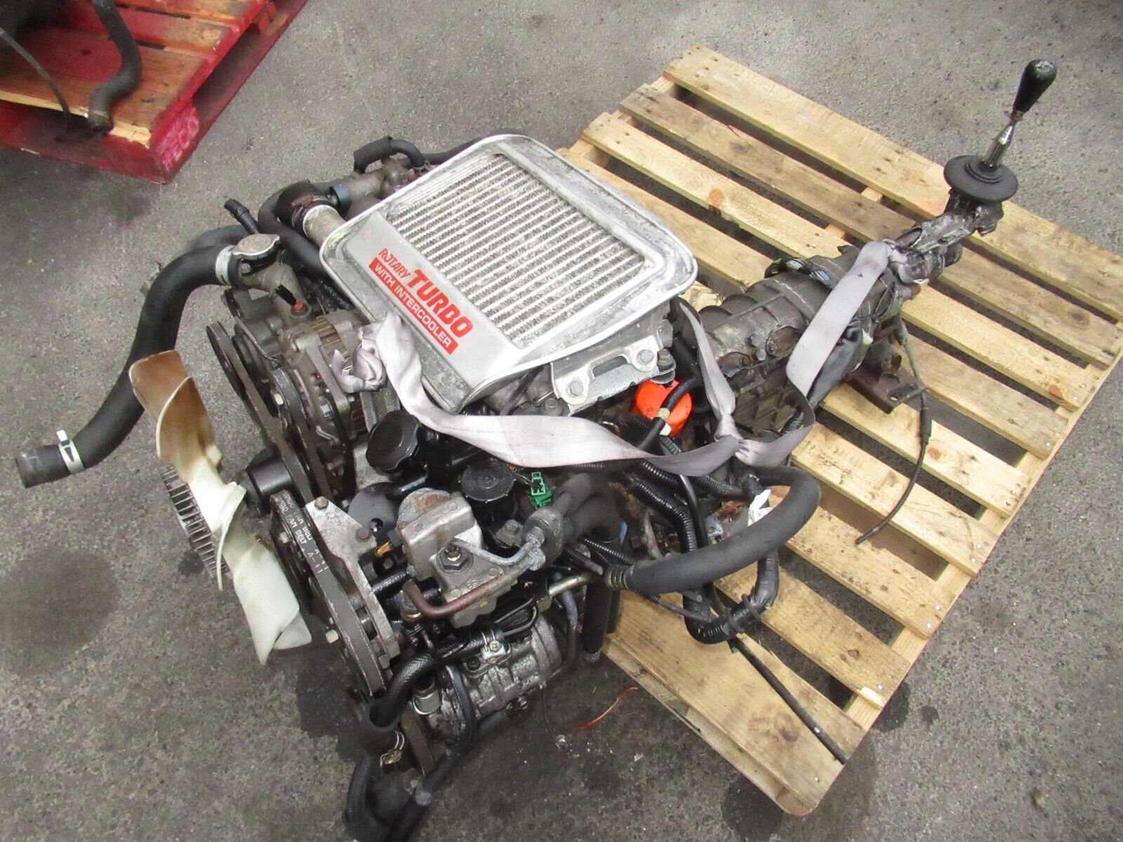 Used Mazda 13B-T Turbo Engine Assembly – Fits 1988-1991 RX7 FC3S