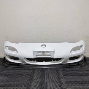 Mazda FD3S Late Model RX-7 (RX7 5th/6th Generation) Genuine Front Bumper Carbon Fiber Front Lip Spoiler, White