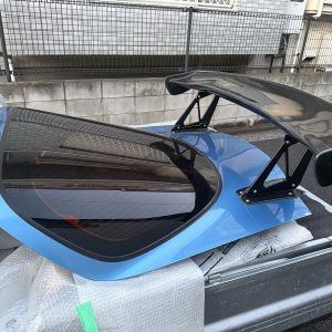 RX-7 FD3S RE Amemiya GT-III High-Mount Carbon GT 3 Rear Wing Rear Spoiler with Original Rear Gate ,